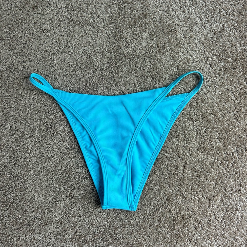 l*space Turquoise Bikini Bottom size medium